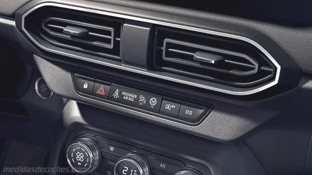 Detalle interior del Dacia Sandero