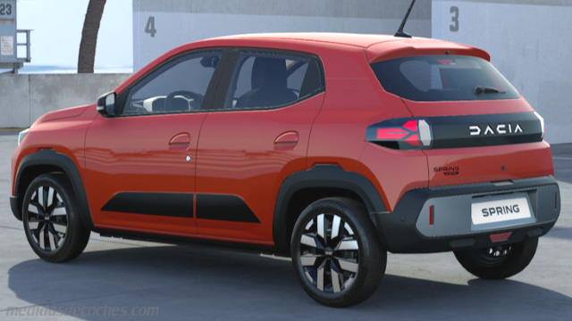 Detalle exterior del Dacia Spring