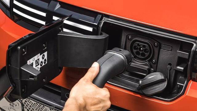 Detalle interior del Dacia Spring