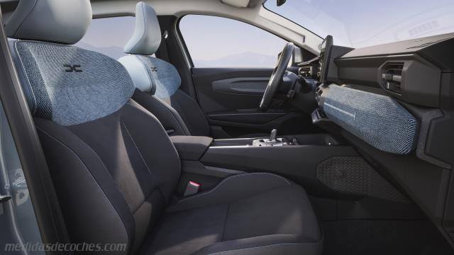 Detalle interior del Dacia Striker
