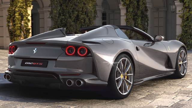 Exterior del Ferrari 812 GTS