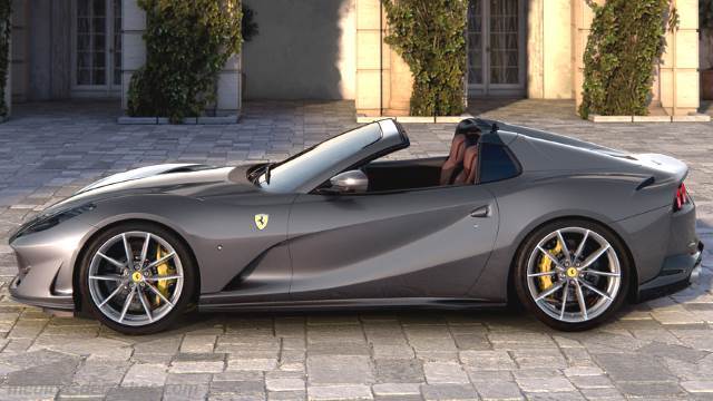 Detalle exterior del Ferrari 812 GTS