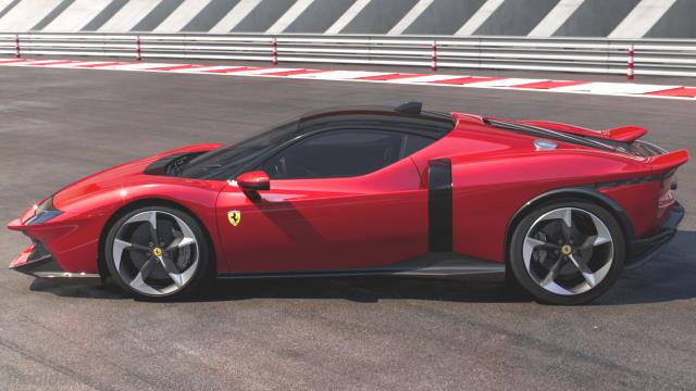 Detalle exterior del Ferrari 849 Testarossa