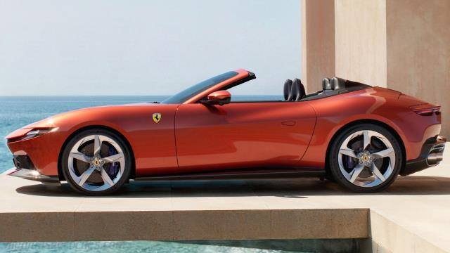 Detalle exterior del Ferrari Amalfi Spider