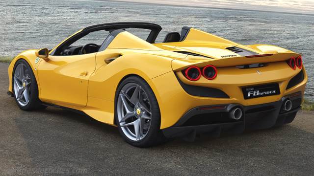 Exterior del Ferrari F8 Spider