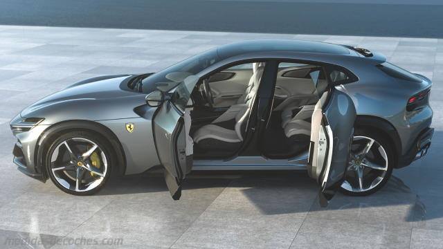 Detalle exterior del Ferrari Purosangue