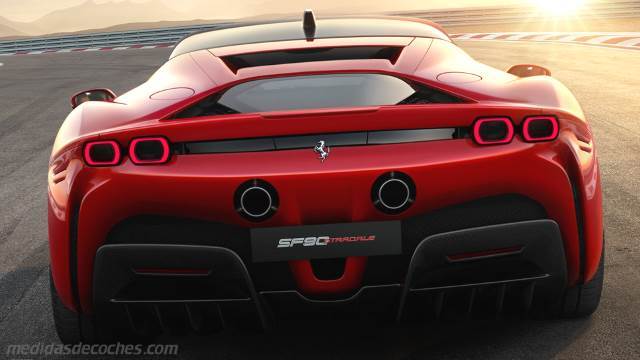 Detalle exterior del Ferrari SF90 Stradale