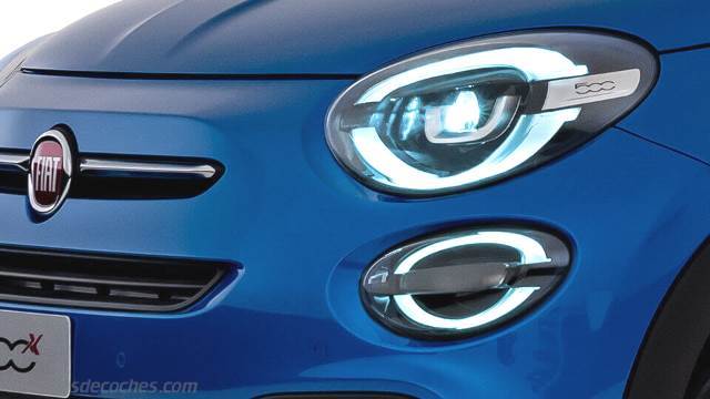 Detalle exterior del Fiat 500X