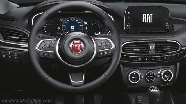 Detalle interior del Fiat Tipo 4 puertas