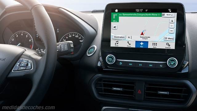 Detalle interior del Ford EcoSport