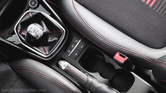 Detalle interior del Ford Fiesta