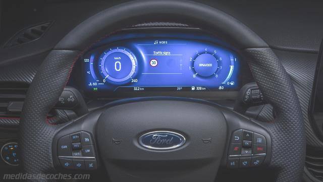 Detalle interior del Ford Fiesta