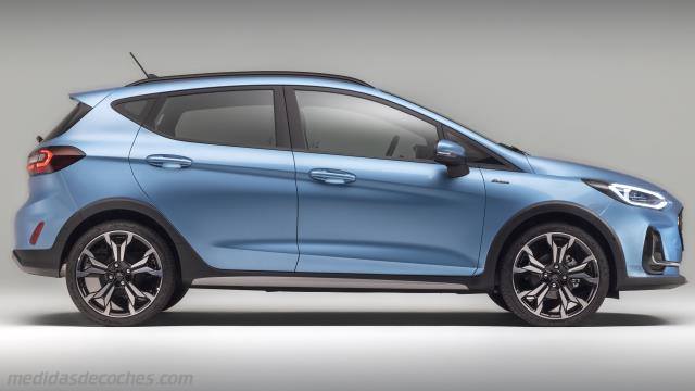 Detalle exterior del Ford Fiesta Active