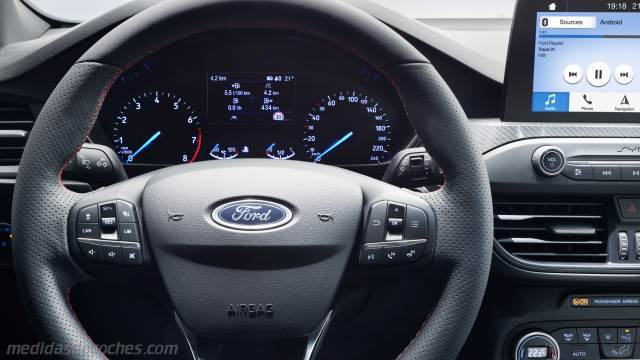 Detalle interior del Ford Focus