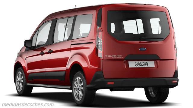 Medidas Ford Grand Tourneo Connect 2018, maletero e interior