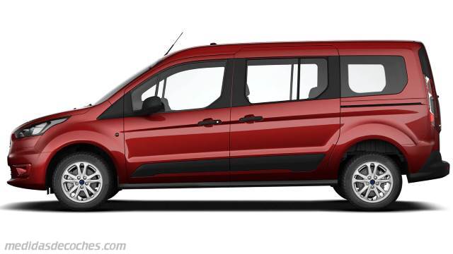 Medidas Ford Grand Tourneo Connect 2018, maletero e interior