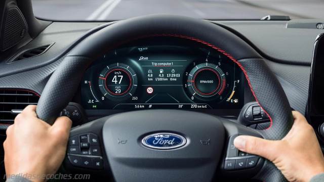 Detalle interior del Ford Puma