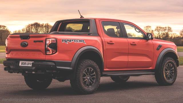 Exterior del Ford Ranger Raptor