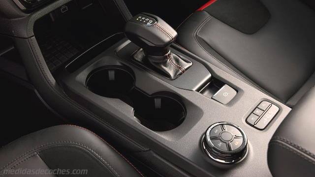 Detalle interior del Ford Ranger Raptor