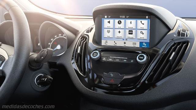 Detalle interior del Ford Tourneo Courier