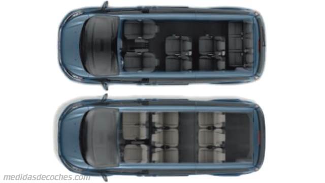 Detalle interior del Ford Tourneo Custom L2