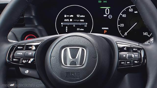 Detalle interior del Honda HR-V