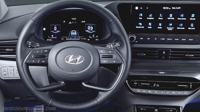 Detalle interior del Hyundai Bayon