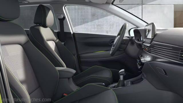 Detalle interior del Hyundai i20