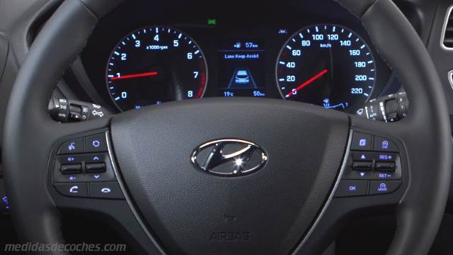 Detalle interior del Hyundai i20 Active