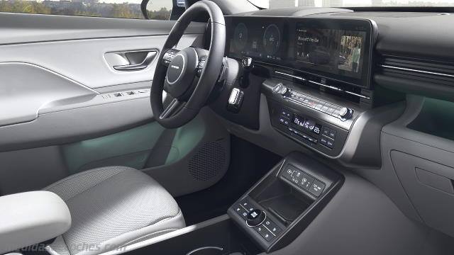 Detalle interior del Hyundai Kona