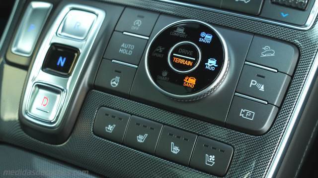 Detalle interior del Hyundai Santa Fe