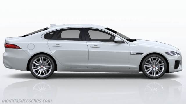 Detalle exterior del Jaguar XF