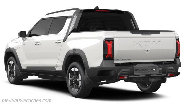Exterior del KGM Musso EVX