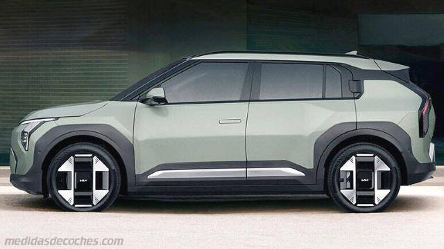 Detalle exterior del Kia EV3