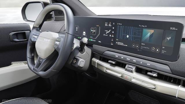 Detalle interior del Kia EV3
