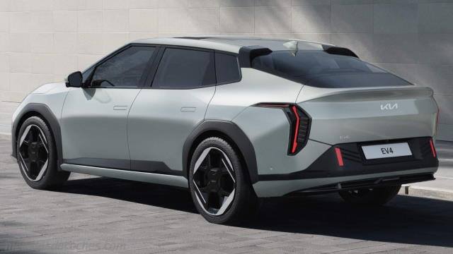 Exterior del Kia EV4 Fastback