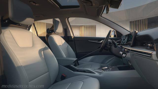 Detalle interior del Kia Niro