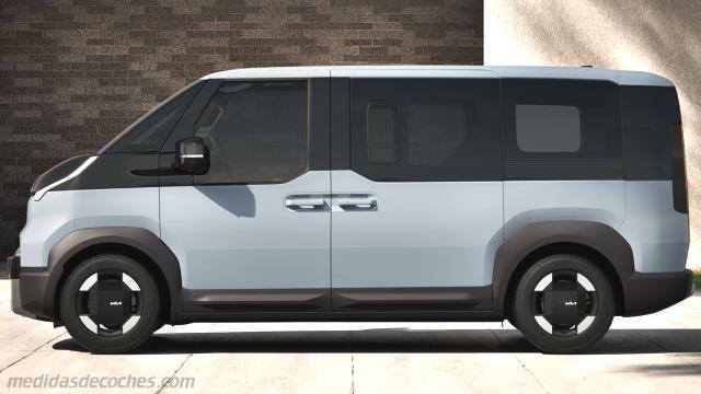 Detalle exterior del Kia PV5