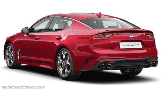 Exterior del Kia Stinger