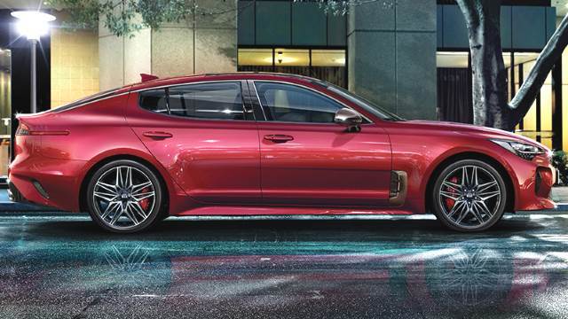 Detalle exterior del Kia Stinger