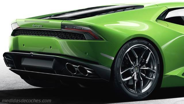 Detalle exterior del Lamborghini Huracán Coupé