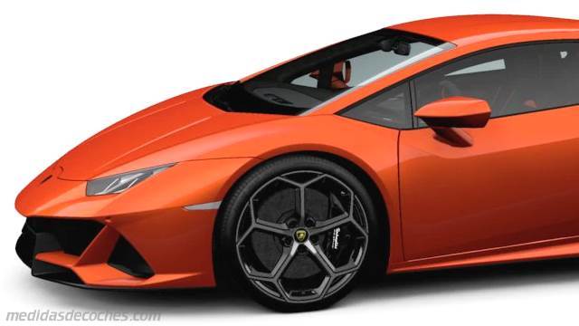 Exterior del Lamborghini Huracán EVO