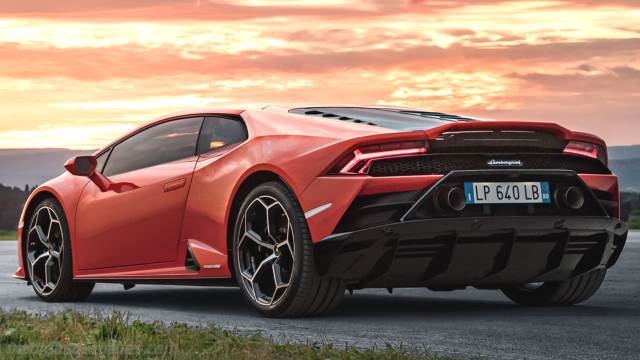 Detalle exterior del Lamborghini Huracán EVO