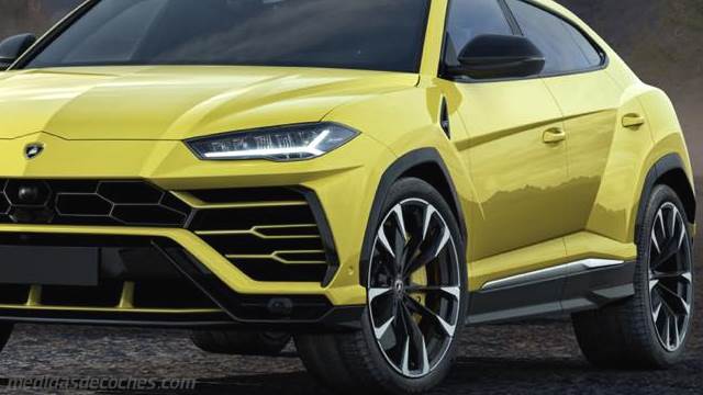 Exterior del Lamborghini Urus