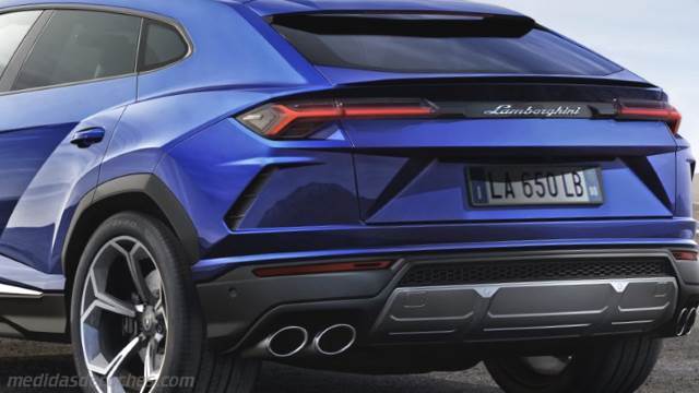 Detalle exterior del Lamborghini Urus