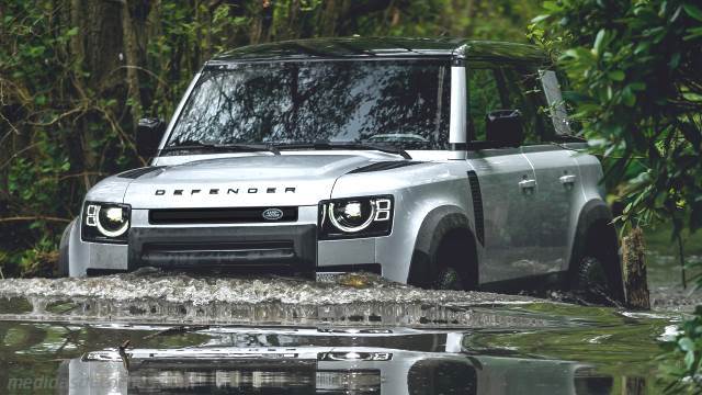 Exterior del Land-Rover Defender 110