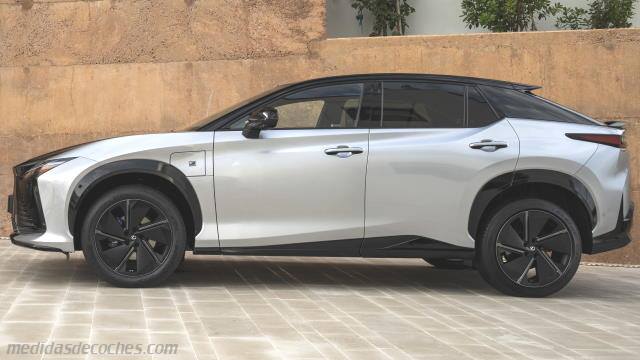 Detalle exterior del Lexus RZ