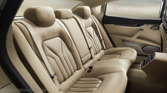 Detalle interior del Maserati Quattroporte