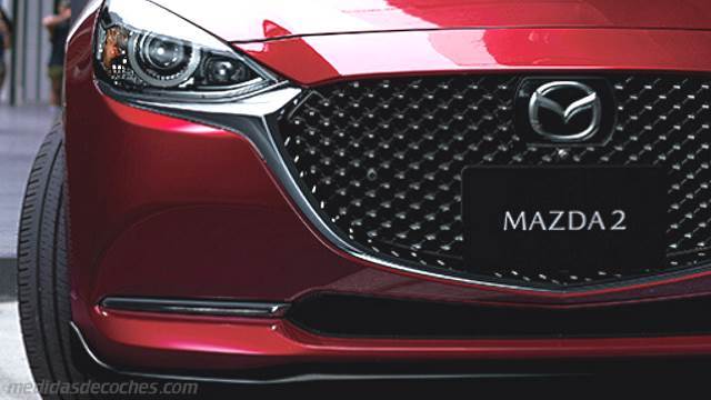 Exterior del Mazda 2