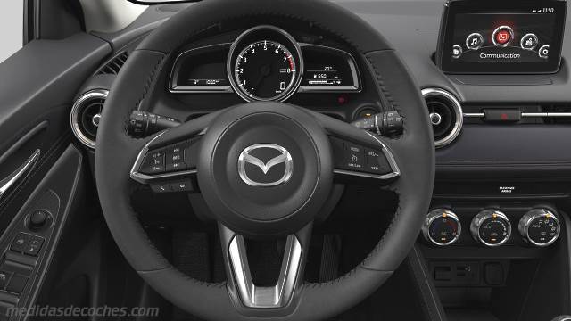 Detalle interior del Mazda 2